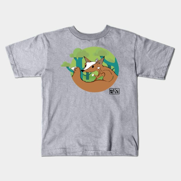 mouse & fox Kids T-Shirt by Raiz